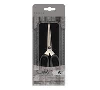 Tim Holtz - Piccole forbici da 15,2 cm, multiuso per tagliare tessuti, fai da te e cucito, con micro punta in titanio e impugnatura comoda