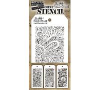 Tim Holtz - Stampers Anon MINI STENCIL SET #47, taglia unica