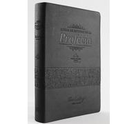 Tim LaHaye RVR 1960 Biblia de la profecía color negro Iimitación pi (Tascabile)