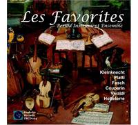 Tim Lane (transverse flute), Ivar Lunde Jr. (baroque oboe), Lucinda Marvin (baroque violin), Bradley Johnson (baroque violin), Laura Handler (baroque violoncello), Nanette G. Lunde (harpsichord) - Les Favorites