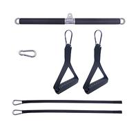 TIM-LI Attacchi Pulldown LAT, Set di Accessori per Macchine per Cavi con Rotazione A 360 ° per Attrezzature per La Casa per Il Fitness dei Muscoli del Torace della Macchina per Cavi