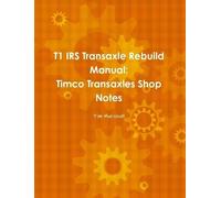 Tim Marshall T1 IRS Transaxle Book (Tascabile)