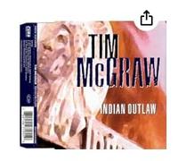 Tim McGraw - Indian Outlaw 1994 UK CD Single)