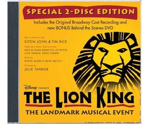 Tim Rice The Lion King Original Broadway Cast Recording Special Edition (CD)