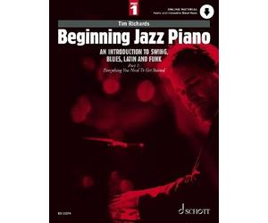 Tim Richards Beginning Jazz Piano 1 (Sheet Music) Schott Pop-Styles
