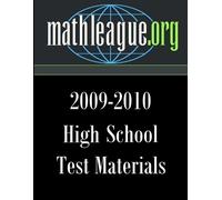 Tim Sanders High School Test Materials 2009-2010 (Tascabile)
