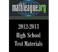 Tim Sanders High School Test Materials 2012-2013 (Tascabile)