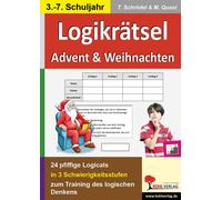 Tim Schröd Logikrätsel Advent & Weihnachten: 24 pfiffige Logica (Broschüre)