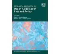 Tim Stephens Research Handbook on Ocean Acidification Law and (Copertina rigida)