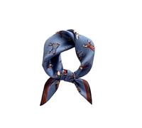 Tim & Tina Piazza Seta Sensazione Come Capelli Sciarpa Testa Dormire Avvolgere Raso Testa Sciarpa Per Le Donne 27.5 × 27.5 Pollici, Cavallo S1 (blu)