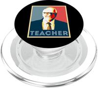 Tim Walz Insegnante Ritratto Pop Art Retro Vintage PopSockets PopGrip per MagSafe
