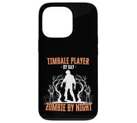 Timbale Player by Day Zombie by Night Divertente Halloween Musica Custodia per iPhone 13 Pro