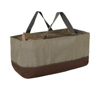 Timber Carrier, Heavy Load Handle, Cabin Pouch, Potato Vegetable Sacks, Portable Harvest Bin, Multipurpose Tool Hauler, Green Rugged Vessel for Potato or Tools