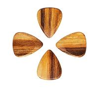 Timber Tones - Plettro per chitarra, colore: Ebano chiaro (confezione da 4)