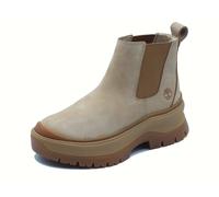 Timberland 0A28XM Roxie Lane Chelsea Light Beige Scarponcini per Donna in nabuk