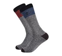 Timberland 2-Pack Crew Socks Calzini, Talpa (Confezione da 2), Taglia Unica (Pacco da 2) Uomo