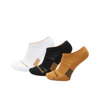 Timberland 3pp New Market Double Logo Half Cushion No Show Calzini, Multicolore, M Uomo