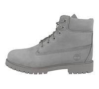 Timberland 6 in Classic Boot - Stivali Classici Unisex Bambini, Grigio (Grey Monochromatic 65), 37 EU