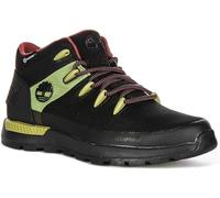 Timberland A6CRB Sprint Trekker Mid Wp - Stivaletti da uomo, nero/verde., 42 EU