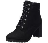 Timberland Allington Double Collar, Stivali alla Moda Donna, Nero Nubuck, 39.5 EU Larga