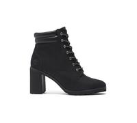 Timberland Allington Double Collar, Stivali alla Moda Donna, Nero Nubuck, 38.5 EU Larga
