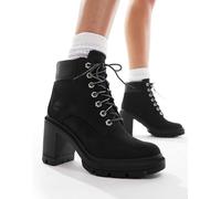 Timberland - Allington - Stivali con tacco da 6" in pelle nabuk nero 41.5