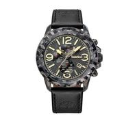 Timberland Ashbrook TBL15474JSGY/61 Men's 46mm Grey Dial Chronograph Watch, Black Leather Strap