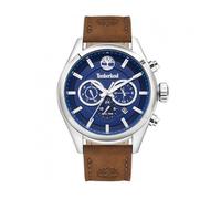 Timberland Ashmont TBL16062JYS03 Men's 46mm Blue Dial Quartz Watch - Brown Leather Strap