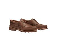 Timberland - Scarpa da Barca Timberland Authentic 3-Eye Lug Handsewn da Uomo in marrone, Uomo, marrone, Taglia: 44