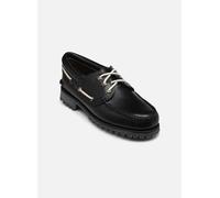Timberland - Scarpa da Barca Timberland Road Trip 3-Eye Lug Handsewn da Uomo in colore nero/marrone, Uomo, nero, Taglia: 45