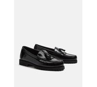 Timberland Authentic mocassino a 3 occhielli in pelle pieno fiore nera-Nero 43