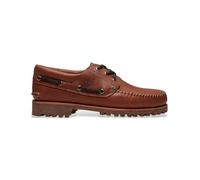 Timberland - Scarpa da Barca Timberland Road Trip 3-Eye Lug Handsewn da Uomo in marrone/grigio scuro, Uomo, marrone, Taglia: 44