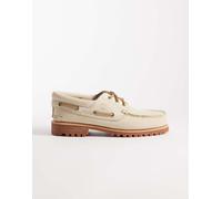 Timberland Authentic - Scarpe da barca beige chiaro in nabuk a 3 occhielli-Neutro 42