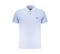 Timberland Azzurro Cotton Men Polo Shirt - 3XL