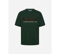 Timberland - T-shirt a Maniche Corte con Ricamo Established 1973 da Uomo in verde scuro, Uomo, verde, Taglia: XXL