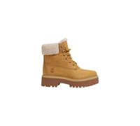 Timberland Beige Recycled Leather Lace-Up Boots - EU41/US11