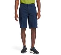 Timberland Bermuda da Uomo Outdoor Poplin Cargo Blu Taglia 34 Codice TB0A25DS433
