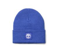 Timberland Berretto Cuffia Uomo con Patch tonale Bluette Taglia Unica