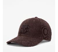 Timberland - Berretto da Baseball In Velluto a Coste da Uomo in marrone scuro, Uomo, marrone