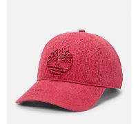 Timberland - Berretto da Baseball Ricamato Soundview in rosso, Uomo, rosso