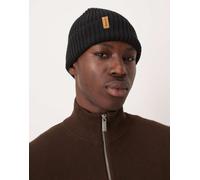 Timberland - Berretto nero a coste One Size
