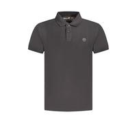 Timberland Black Cotton Polo Shirt - M