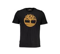 Timberland Black Organic Cotton Men T-Shirt - XXL