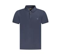 Timberland Blue Cotton Men Polo Shirt - S