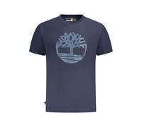 Timberland Blue Cotton Men T-Shirt - S