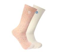 Timberland Calzini per Stivali, Cameo Rose screziate, Confezione da 2, L Donna