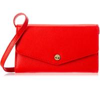 Timberland Borsa a tracolla da donna in pelle RFID con tracolla staccabile, Ciliegia (ghiaia), taglia unica