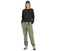 Timberland Brushed Back Crew Maglione, Nero, M Donna