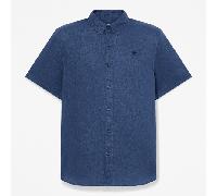 Timberland - Camicia a Maniche Corte in Lino Mill Brook da Uomo in blu scuro, Uomo, blu, Taglia: XXL