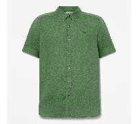 Timberland - Camicia a Maniche Corte in Lino Mill Brook da Uomo in verde scuro, Uomo, verde, Taglia: S